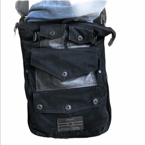 diesel bag gold